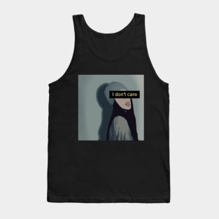 I Don't Care Girl Tank Top